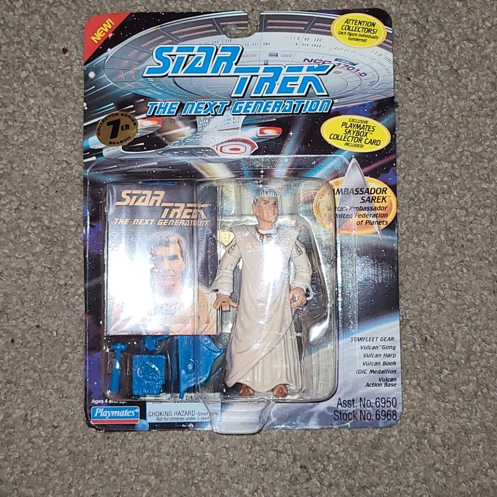 Vintage 1994 Ambassador Sarek Star Trek Toy